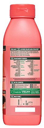 garnier ecom fructis WatermelonHairFoodShampoo Nov23 Packshot Back FA