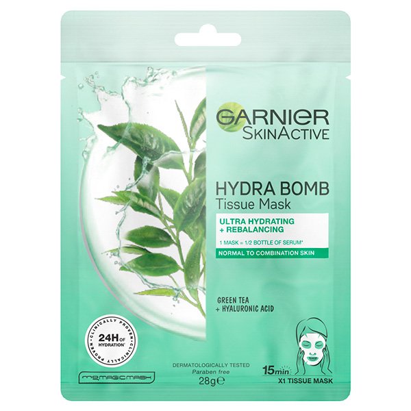 Hydra Bomb - Hydrating Green Tea Face Sheet Mask | Garnier® Australia & NZ